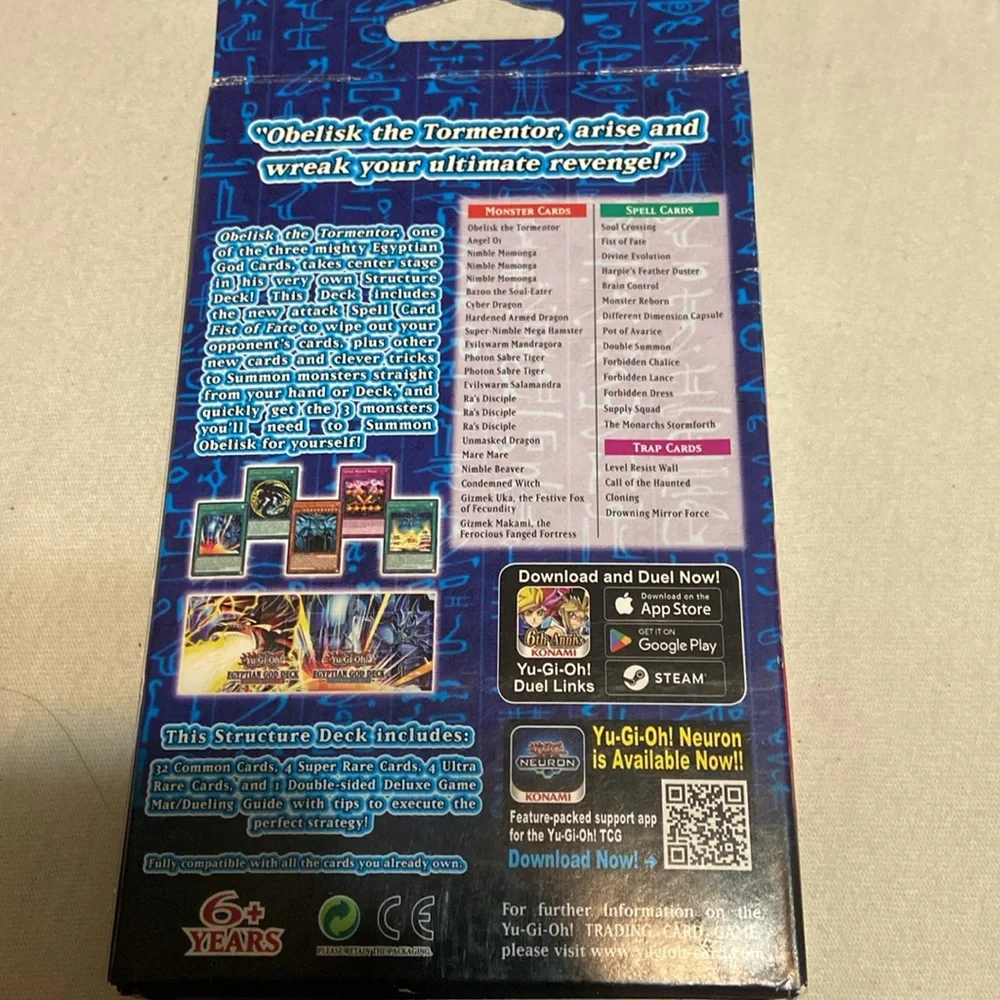 Egyptian God Deck ( obelisk the tormentor) never been open - Picture 2 of 2